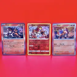 Entei Holo & Reverse Holo Pokemon Card Lot 3 - Image 1