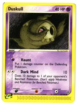 Pokemon TCG Duskull 62/100 Common Sandstorm VLP - Image 1