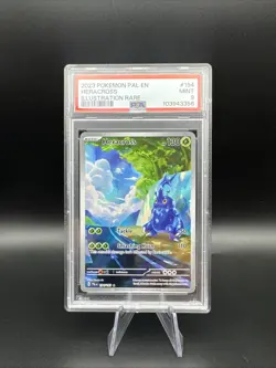 Pokemon Heracross Sv02: Paldea Evolved Holo Illustration Rare PSA 9 Mint - Image 1