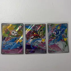 Pokemon First Partner Illustration Collection Series 1 Gen 7 Alola Starters - Image 1