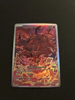 RESERVED Charmander Mew & evolution Pokemon Card Display Art Cards - Image 4