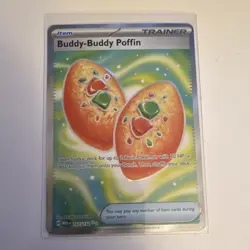 The Pokemon Company Buddy-Buddy Poffin 167/132 ME01 UR Holo Eng - Image 1
