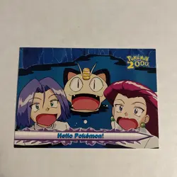 Pokemon Card Hello Pokemon! #56 Pokemon The Movie 2000 Topps Blue Label NM - Image 1