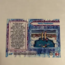 Pokemon Card Hello Pokemon! #56 Pokemon The Movie 2000 Topps Blue Label NM - Image 2