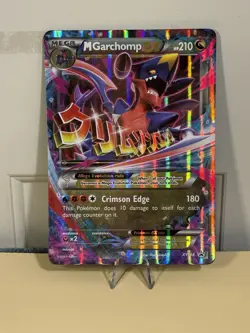 Pokemon TCG M Garchomp EX XY168 XY Promo Holo English 2016 210 HP Mega jumbo - Image 1