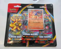 Pokemon TCG Chaos Rising Triple Blister - Charmeleon Cosmo Holo - New & Sealed - Image 1