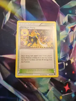 All-Night Party - 96/122 - Pokemon Breakpoint Umbreon Non-Holo Rare LP Or Better - Image 1
