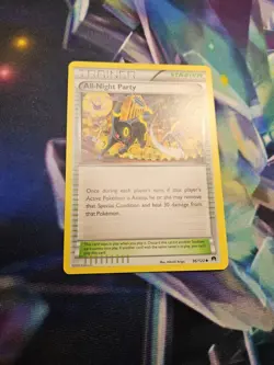 All-Night Party - 96/122 - Pokemon Breakpoint Umbreon Non-Holo Rare LP Or Better - Image 2