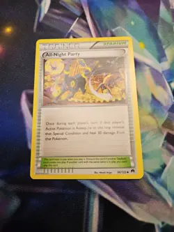 All-Night Party - 96/122 - Pokemon Breakpoint Umbreon Non-Holo Rare LP Or Better - Image 3