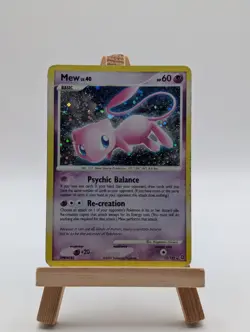 2007 Pokemon Secert Wonders Mew Lv40 Holo Rare 15/132 Hp Swirl - Image 1