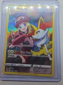 Braixen TG01/TG30 Pokemon TCG Silver Tempest Trainer Gallery Ultra Rare NM - Image 3