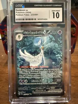 2024 POKEMON PAF EN-PALDEAN FATES SPECIAL ILLUSTRATION RARE GARDEVOIR EX CGC 10 - Image 1