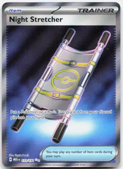 Pokemon TCG Night Stretcher 173/132 ME01: Mega Evolution 2025 NM - Image 1