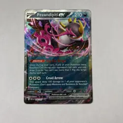 Fezandipiti ex (#142/217) - Holofoil Ascended Heroes NM Pokemon - Image 1