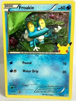 FROAKIE 22/25 MCDONALD'S PROMO POKEMON (HOLO, NM) - Image 1