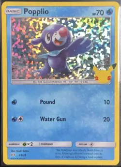 POPPILO 23/25 MCDONALD'S PROMO POKEMON (HOLO, NM) - Image 1