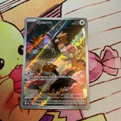 Spearow 151/132 Illustration Rare Mega Evolution Pokemon Holo Near Mint - Image 1