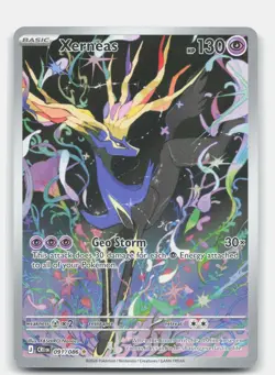 Xerneas 091/086 Holo Illustration Rare Chaos Rising Pokemon Lightly Played - Image 1