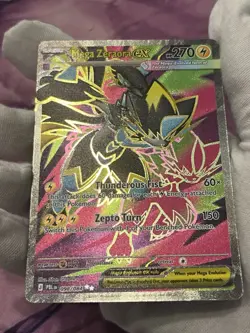 Pokemon TCG Mega Zeraora ex 098/084 Pitch Black Holo Full Art Near Mint - Image 4