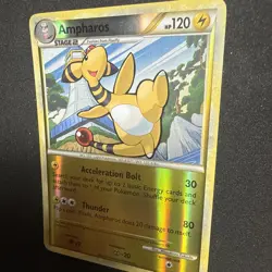 Pokemon Ampharos 14/123 Reverse Holo Rare HeartGold SoulSilver 037💎NM💎 - Image 5