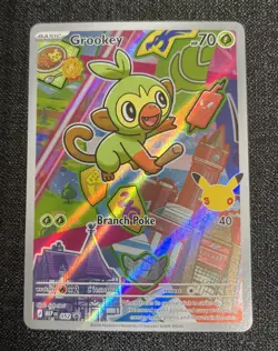 Pokemon TCG Grookey MEP052 Mega Evolution Black Star Promo NM - Image 1