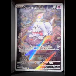 Scarlet & Violet GREAVARD 214/198 Illustration Rare Pokemon Holo NM - Image 1