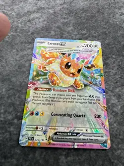 Eevee ex 75/131 Prismatic Evolutions Double Rare Holo Pokemon TCG MINT MT - Image 2