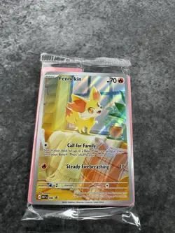 Fennekin Full Art Promo Chaos Rising ETB Promo 080 - SEALED MINT Pokemon MT - Image 2