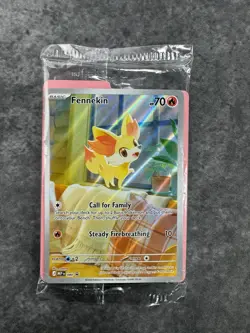 Fennekin Full Art Promo Chaos Rising ETB Promo 080 - SEALED MINT Pokemon - Image 1