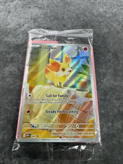 Fennekin Full Art Promo Chaos Rising ETB Promo 080 - SEALED MINT Pokemon - Image 2