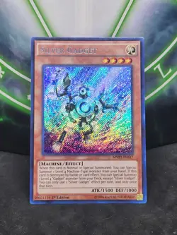 Yugioh Silver Gadget MVP1-ENS17 1st Edition Secret Rare NM - Image 1
