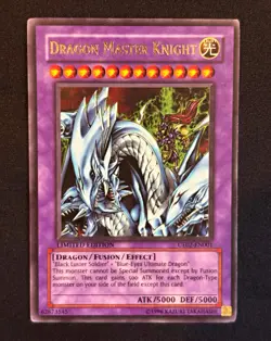 Yu-Gi-Oh! Dragon Master Knight UE02-EN001 Ultimate Ed 2 Ultra Rare Foil Ltd - Image 1