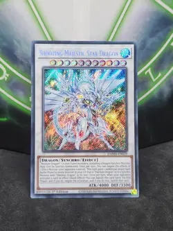 Yugioh Shooting Majestic Star Dragon DAMA-EN039 Secret Rare 1st Edition NM - Image 1