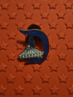Key To Disneyland 70th Anniversary D Pin Space Mountain - Image 1