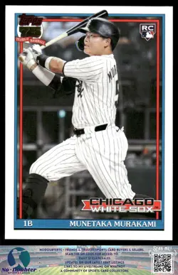 2026 Topps #91B2-12 Munetaka Murakami ROOKIE 35th Anniversary White Sox 4.2G - Image 1