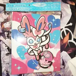 Pokemon Sylveon Collection File Binder Eeveelution Supply Rare Official Japan - Image 1