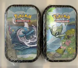 Pokemon Shining Fates Mini Tin New Sealed - Lot of 2 Manaphy, and Celebi - Image 1