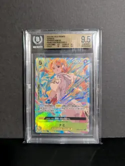 Nami OP08-106 Promotion Pack EX Vol.3 Japanese One Piece BGS 9.5 GEM MT - Image 1