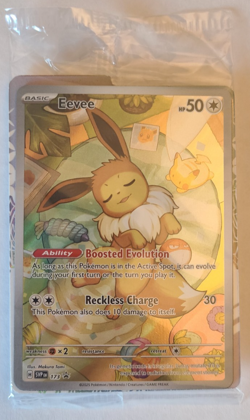Eevee Pokemon Scarlet & Violet Promo 173 Near Mint- SEALED - Image 1