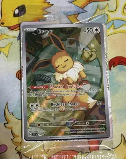 The Pokemon Company Eevee 173 SV Scarlet & Violet Promo Holo Basic 50 HP sealed. - Image 1