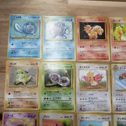Vintage Old Back Japanese Pokemon Card 30 Card Collection Lot One Owner - Image 2