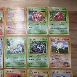 Vintage Old Back Japanese Pokemon Card 30 Card Collection Lot One Owner - Image 4