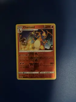 Pokemon TCG Charizard Reverse Holo Rare Card 25/185 Vivid Voltage - Image 1