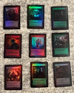 Lot of 38 Divorced Dads Age of Alimony holographic cards. - Image 5