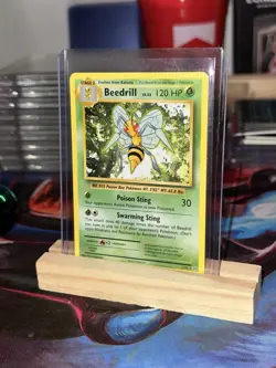 CRIMP ERROR!! Beedrill 7/108 Rare Pokemon Evolutions Non Holo Anniversary Card - Image 1