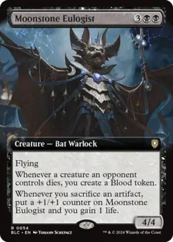Moonstone Eulogist (Extended Art) - Near Mint MTG Commander: Bloomburrow - Image 1