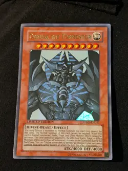 Konami Yu-Gi-Oh! JUMP Obelisk the Tormentor + Slifer Sky Dragon 2-Card Foil Ltd - Image 3