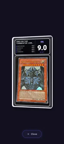 Konami Yu-Gi-Oh! JUMP Obelisk the Tormentor + Slifer Sky Dragon 2-Card Foil Ltd - Image 5