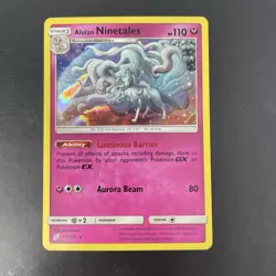 Alolan Ninetales 111/181 Holo Pokemon Trading Card 2019 - Image 1