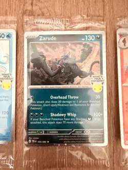 Gamestop Best Buy Barnes Promo Card Pitch Black Armarouge Zarude Primarina Lot 3 - Image 3